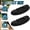 Black, variant on WLIKKS 4 Pcs Softball Fielder's Facemask Chin Cup Replacement Face Defense Mask Chin Pad Baseball Helmet Padding for Softball Fielder's Mask Women Men Teensm