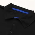 thumbnail image 7 of Mens Polos Shirts Short Sleeve , Button Up Golf Polos Shirt Contrast Color Tshirts Regular Fit Tennis T-Shirts Breathable Summer Casual Tee Tops Turn-Down Collar Pullover, 7 of 7