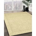 thumbnail image 3 of Ahgly Company Machine Washable Indoor Square Abstract Brown Gold Area Rugs, 7' Square, 3 of 7