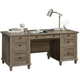 thumbnail image 2 of Sauder Hammond Engineered Wood Executive Desk in Emery Oak Finish, 2 of 24