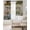 Green Blue Beige, variant on Spring Daisy Black Out Curtains 54 Inch Long, Short Curtains for Small Window, Flowers Farmhouse Leaves Floral Pots Country Retro Room Darkening Window Curtains for Kitchen Bedroom 42"x54" 2 Panels