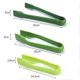 thumbnail image 1 of 12 pinzas de plástico de 6/8/10 pulgadas para cocina, pinzas para alimentos, rejillas deslizantes (verde+rojo) (q), 1 of 2
