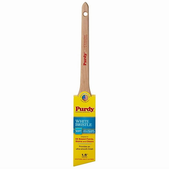 6-Pack of 1-1/2” Purdy 144024415 Adjutant Angled Sash Paint Brush, White China Bristle
