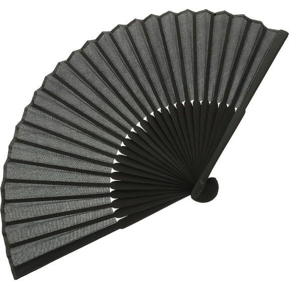 Black Hand Fan Foldable Fans for Women Folding Held Car Man
