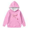 thumbnail image 4 of Miluxas Bow Graphic Hoodies for Teen Boys Girls Long Sleeve Hooded Sweatshirts Oversized Outfits, 4 of 6