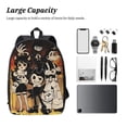 thumbnail image 4 of Bendy And The Ink Machine Backpack, Large Capacity 17 Inch Laptop Backpack, Durable Casual Daypack, Water Resistant, 17.3x12.2x5.5 Inch, 4 of 8