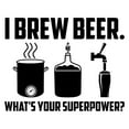 thumbnail image 3 of CafePress - I Brew Beer. What's Your Superpower? Pajamas - Men's Light Loose Fit Cotton Pajama Set, 3 of 7