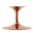 thumbnail image 4 of Modway Lippa Round Artificial Marble 36" Coffee Table in Rose Black, 4 of 6