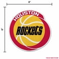 thumbnail image 5 of Rico Industries NBA Houston Rockets NBA Fanion Rétro, Couleur de l'Équipe, Empreinte du Produit : 18 Pieds x 18 Pieds, 5 of 5