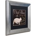 thumbnail image 2 of Trademark Fine Art "Les Chats I" Canvas Art by Color Bakery Black Matte, Silver Frame, 2 of 4