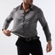 thumbnail image 4 of pstuiky Camisas de invierno de manga larga para hombre, Camisa informal de manga larga con botones y elástico para hombre camisetas de hombre s, 4 of 9