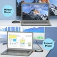 thumbnail image 3 of DP Displayport to HDMI Adapter Cable 6FT 4K@60Hz, Ixever Display Port to HDMI Cable Cord UHD 4K for Monitor, Projector, DP to HDTV, 3 of 6