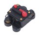 thumbnail image 1 of Disyuntor De Fusibles De Restablecimiento Manual, Protección Contra Sobrecorriente De 1/4 Pulg. DC 12‑48V Disyuntor De Fusibles De Bajo Perfil Para Automóvil Barco RV Solar(50A), 1 of 14