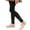 Black, variant on Girls Fleec𝖾 Lined Thermal Leggings Winter Ribbed Cuffs Stretc𝗁y Opaque Tights Pants Kids Slim School Pantyhose Stockings Jogging Bottoms Loung𝖾 Sleep𝗐ear Comfy