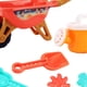 thumbnail image 3 of Juego de Juguetes de arena de playa para niños Zulema 6 Piezas Naranja, 3 of 8