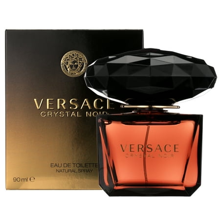 Versace Crystal Noir Eau De Tolette Spray, Perfume for Women, 3.0 oz