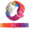 thumbnail image 1 of REQO Bracelets Réglables Compatibles avec Fitbit Versa 3/Versa 4/Sense/Sense 2 pour Femmes, Bracelet Extensible Confortable Élastique pour Montre Intelligente Bracelet en Tissu Doux, 1 of 7