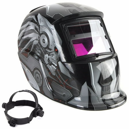 Welding Helmet, GLIME/ AUDEW Solar Powered Welding Helmet Auto Darkening Hood with Adjustable Shade Range 4/9-13 for MIG TIG ARC Professional Welder (Best Auto Welding Mask)