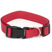 Angle View: (4 Pack) Pet Champion Classic Dog Collar, Small, Cherry Red