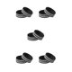 thumbnail image 3 of Naiovety 2X bandas reflectantes brazo cinturón brazalete led elástico ajustable seguridad noche correr ciclismo pesca negro 5CM, 3 of 6