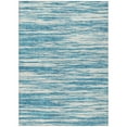 thumbnail image 2 of Addison Rugs Chantille Indoor/Outdoor Transitional Stripes Teal Washable Rectangle Rug, 9' x 12', 2 of 6