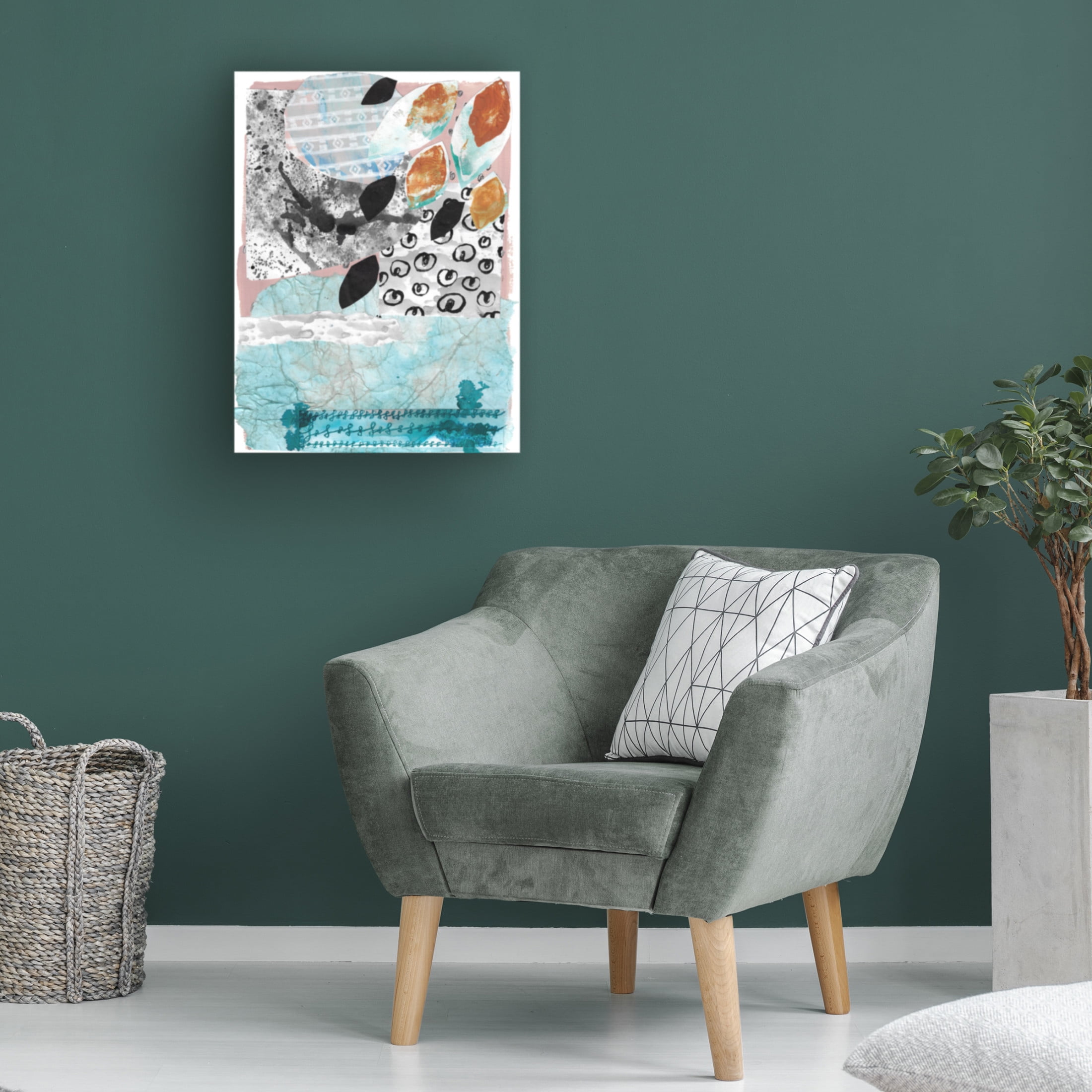 Canvas Wall Art - Maliq 'Fly Away' Wall Art for Living Room, Bedroom, or Office Décor by Trademark Fine Art - 14 x 19 Inches