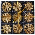 thumbnail image 1 of ScandinavianShoppe Straw Ornament Assortment - 36 pc Natural H1-9A, 1 of 4
