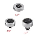 thumbnail image 5 of Mistaha 3-Piece Mini Ratchet Socket Wrench Set with Chrome Plated Iron Shell, Knurled Handle, and Compact Design - 1/4", 3/8", 1/2" Drive Ratchets - Durable Carbon Steel Material - Ideal for, 5 of 5