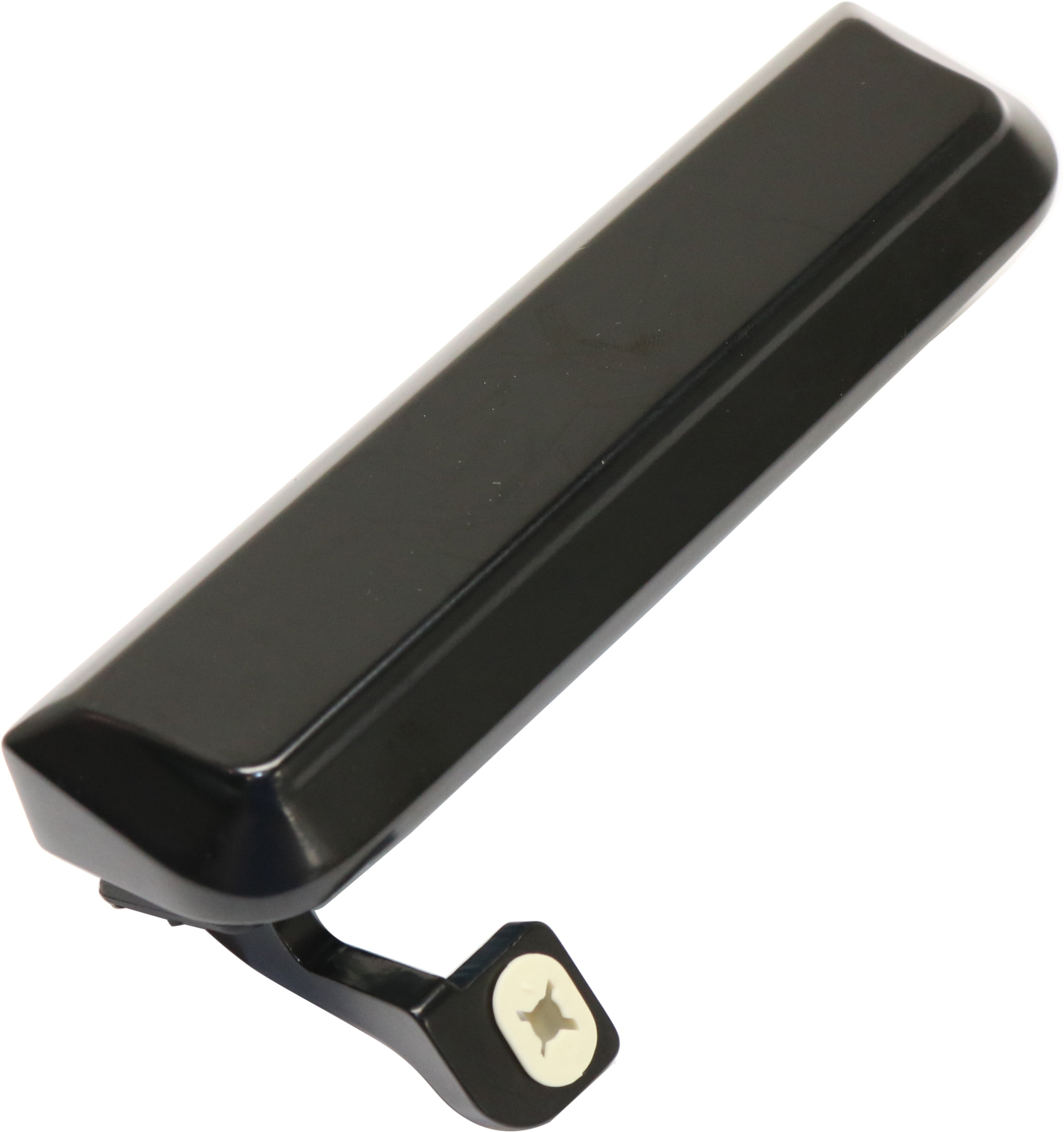 Replacement F462112 Exterior Door Handle Compatible with 1981-1990 Ford Escort 1984-1990 Bronco II Front, Left Driver Smooth Black