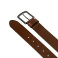 thumbnail image 3 of Men’s Casual Genuine Leather Jeans Belts 1 1/2" Wide Work Dress Belt for Men, 3 of 5