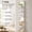 White, variant on 7 Tier Wall Mounted Floating Shelves with LED Lights, Black Lack Wall Shelf for Home Decor, Organizer, and Display