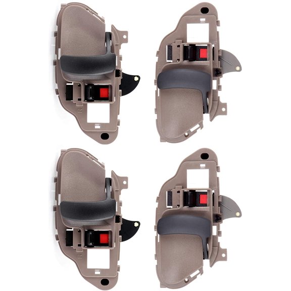 CCIYU Door Handles Interior Front Rear Driver Passenger Side Replacement fit for 1995-2002 for Chevy for GMC Beige(4pcs)