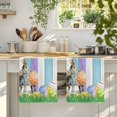 thumbnail image 4 of Easter Bunny Kitchen Towels Set of 3, Colorful Eggs Spring Grass Purple Blue Wooden Absorbent Dish Towels for Kitchen, Microfiber Hand Towel, Quick Drying Tea Towel for Cleaning Decorative Dishcloths, 4 of 7