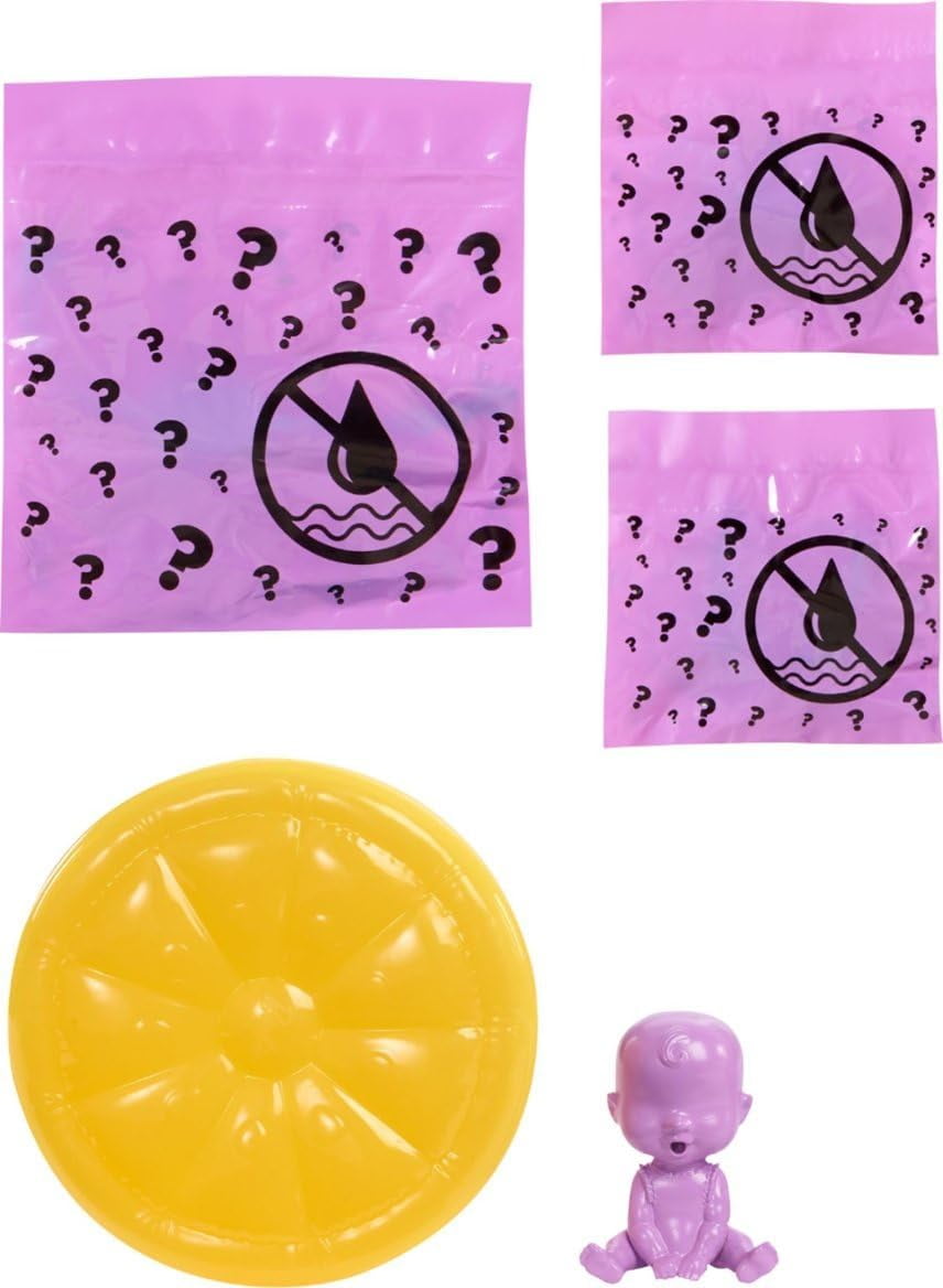 Barbie Color Reveal Baby Doll Sand & Sun Series (Bundle of 3) | 5 Surprise Reveals per Doll, Floatable Fruit Case & Accessories, Ages 3–9