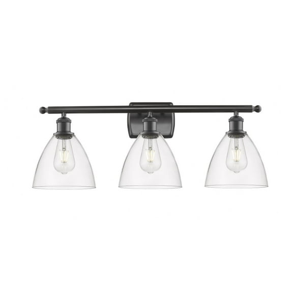 Innovations Lighting - Bristol Glass - 3 Light Bath Vanity In Industrial