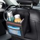 thumbnail image 2 of Bolsa de almacenamiento para asiento trasero de coche, bolsa de almacenamiento para colgar en asiento de coche, mini bolsa de basura de tela impermeable e inodoro (negro 8,26 x 7,87 pulgadas)., 2 of 5