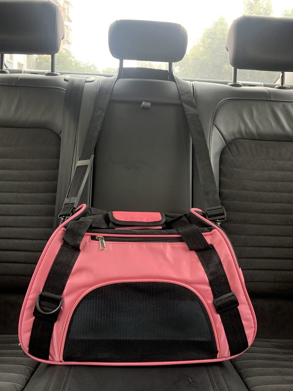DISEN Cat Carrier Soft Pet Carrier,Pet Carrier Airline Approved Cat Carriers & Dog Carriers for Small Dogs,Breathable Mesh Travel Portable Bag & Pet Carrier for Cat,Pink