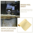 1 Roll Brass Foil Sheet High Hardness Brass Sheet Metal Foil Sheet for