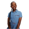 thumbnail image 2 of Vestido Tommy Hilfiger para niñas de manga corta de mezclilla de 6 años, 2 of 3