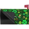 thumbnail image 5 of St Patricks Green Leprechaun with Clover Magnetic Mailbox Cover for Standard Mailboxes, 5 of 6