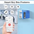 thumbnail image 2 of Soporte de pared WeHere para caja de seguridad con 16 teclas para Bluetooth/OTP/Wi-Fi, 2 of 7
