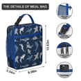 thumbnail image 2 of SharkReusable Lunch Box for Men & Women - Insulated Small Lunch Bag for Work,Office,Picnic-Portable & Durable Food Container., 2 of 5