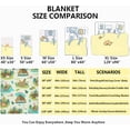 thumbnail image 4 of Yibo Cute Cabybara Blanket Cabybara Gift Blanket Capybara Lovers Home Decor Blanket for All Seasons Super Soft Funny Animal Flannel Blanket for Couch/Travel/Camping for Teens, 4 of 7
