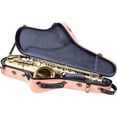 thumbnail image 3 of Crossrock Fiberglass Tenor Saxophone Case-Includes Accessory Pocket, Removable Shoulder Straps, TSA Lock-Spanish Pink, 3 of 6
