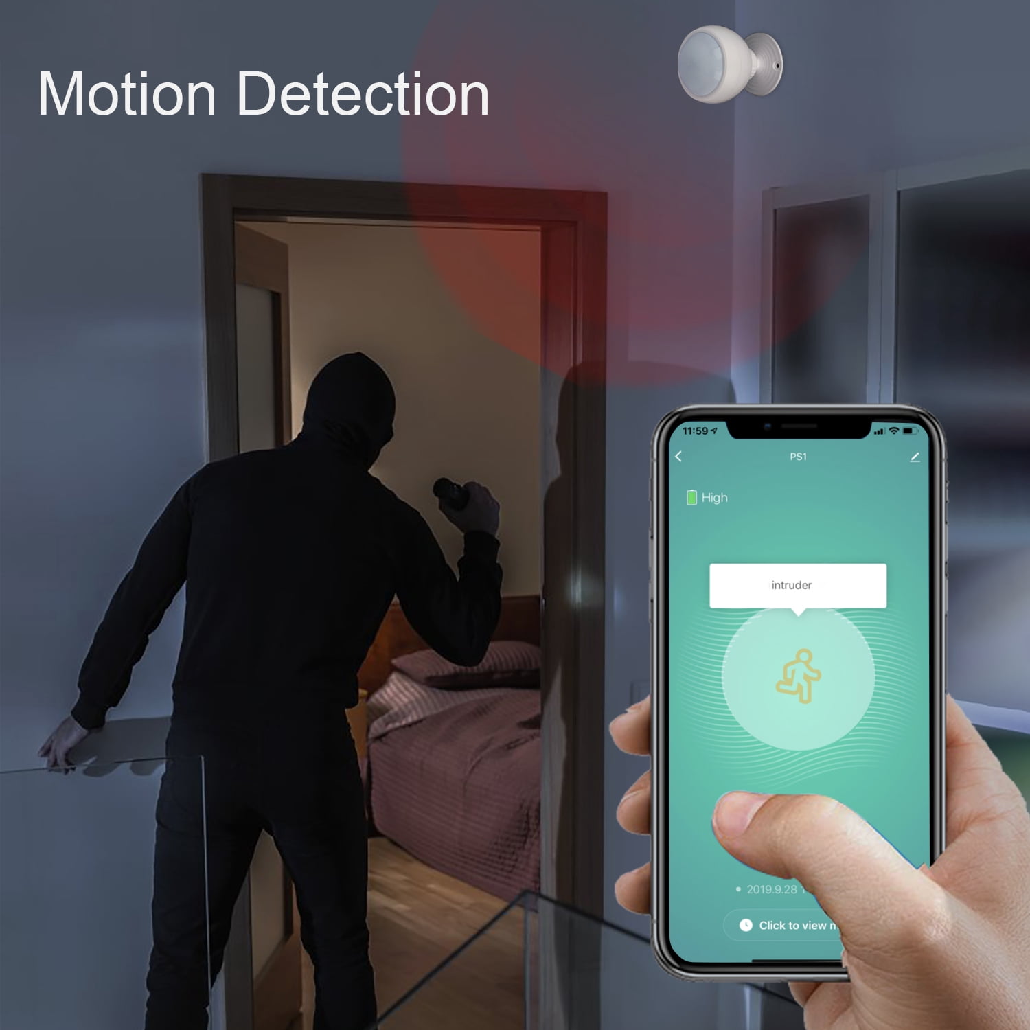 XODO 4-Piece Home Security Cameras Wireless Wifi System, 1080p Smart Wireless Camera with Night Vision