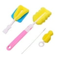 thumbnail image 2 of Baby Bottle Brushs, 7 in 1 Cleaning Brush Set for Cleaning Straws and Tubes, Nipples, Feeding and Milk Bottles, 2 of 6