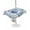 Azure, Navy, White, variant on Outdoor Tablecloth with Umbrella Hole for Patio/Picnic/Party/Camping, Blue Crab Coastal Waterproof Table Cloth Rectangle Table Cover Washable, Summer Beach Coral Conch Shell (60"x 84")
