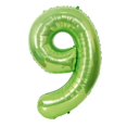thumbnail image 1 of Globo digital de aluminio flotante de 40 pulgadas con forma de fruta verde, para fiesta de Halloween, vestido de boda, decoración, 1 of 6