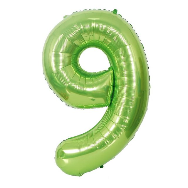 Globo digital de aluminio flotante de 40 pulgadas con forma de fruta verde, para fiesta de Halloween, vestido de boda, decoración
