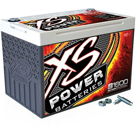 XS Power S1600 Lightweight 16 Volt AGM Racing (Best 16 Volt Battery For Drag Racing)